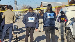 Reportan homicidio con arma de fuego en Lo Espejo: Hay un menor de edad que también fue atacado