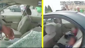 Había 50°C: Video muestra rescate de niños que fueron olvidados por su padre en automóvil en EEUU