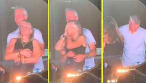 Conocido empresario fue enfocado con supuesta amante en concierto de Coldplay: Ella también tendría pareja