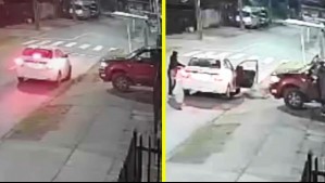 ¡Ayuda!... ¡Mamá!: Video muestra violento portonazo sufrido por una madre y su hija en Talcahuano