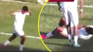 Insólito: Futbolista festejó como Cristiano Ronaldo y sufrió grave lesión en Brasil
