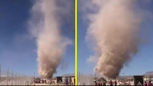 Video muestra impresionante remolino de polvo en Copiapó: Alejandro Sepúlveda explica el fenómeno