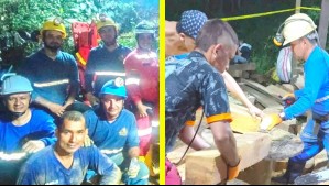 Rescatan con vida a 18 trabajadores que estaban atrapados en una mina en Colombia