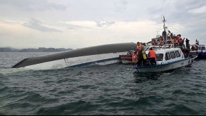 34 muertos y 8 personas desaparecidas deja volcamiento de un barco turístico en Vietnam