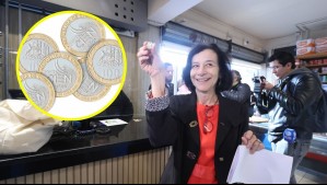 Comprando un kilo de pan: Así puso en circulación la nueva moneda de $100 la presidenta del Banco Central