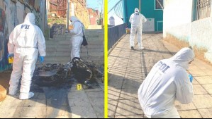 Un fallecido y dos heridos deja balacera en Valparaíso: Desconocidos incendiaron dos motos antes del ataque