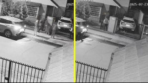 Videos muestra a grupo de delincuentes intentando entrar a vivienda en Lampa: Dueño de casa los increpó y logró frustrar el robo
