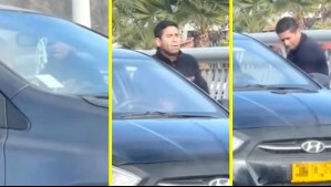'Por choro quedó botado': Colectivero se hace viral tras amenazar a conductor y quedar fuera del auto en Copiapó