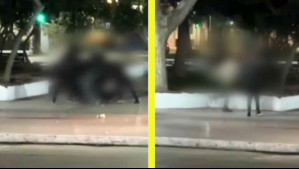 Video muestra ataque en modo 'jauría' en Plaza de Armas de San Bernardo: Hecho no fue denunciado