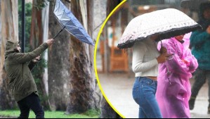 Emiten avisos por lluvias y vientos en varias regiones de la zona central y sur para esta semana