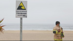 Senapred declara alerta amarilla para comunas del borde costero tras amenaza de tsunami en Chile