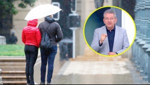 Hasta 45 milímetros de agua se esperan en Santiago: Alerta por fuertes lluvias en la zona centro sur del país