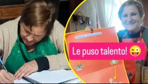 Adulta mayor volvió a estudiar después de 52 años: Sacó el primer lugar en el Liceo de Limache