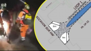 Última actualización de operación de rescate de mineros en El Teniente: Se han avanzado 16 metros lineales