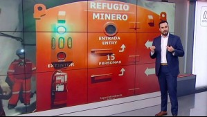Con espacio para 15 personas y alimentos en su interior: Así son los refugios mineros