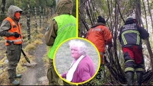 Familia de adulta mayor desaparecida en Puerto Montt denuncia intento de estafa con video falso: Se hacían pasar por carabineros