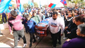 'Era gracioso' y 'muy amante de su familia': Así recuerdan a minero fallecido Jean Miranda en su emotiva despedida