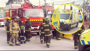 Fuga de gas genera evacuación de dos colegios en Conchalí: Menor de 12 años debió ser llevada a un centro médico