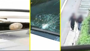 Ataque a conductores en Ruta 78: Video fue clave para identificar a menores que habrían lanzado piedras