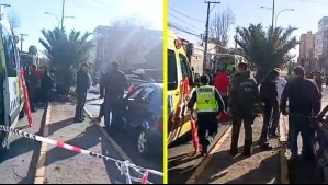 Adulta mayor muere atropellada por motociclista en Quinta Normal