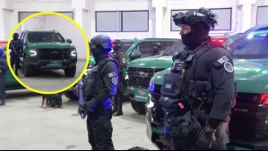 Trasladarán a reos de alto riesgo: Gendarmería recibe 5 nuevos vehículos blindados