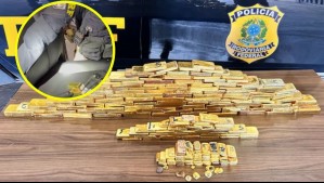 Encuentran más de 100 lingotes de oro ocultos en una camioneta: Conductor fue detenido