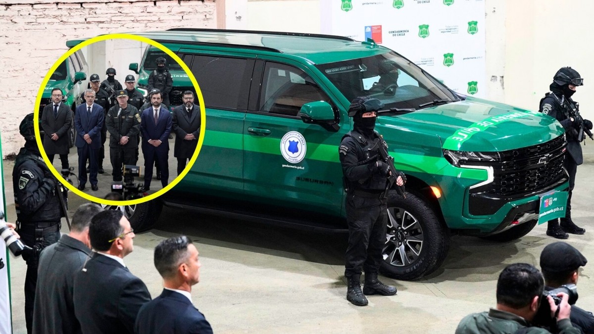 Protección de 360 grados: Así son los nuevos vehículos blindados de Gendarmería para trasladar a reos de alto riesgo