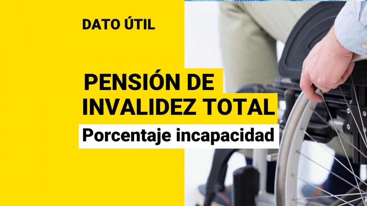 Pensión de Invalidez Total: ¿Qué porcentaje de incapacidad se necesita para acceder?