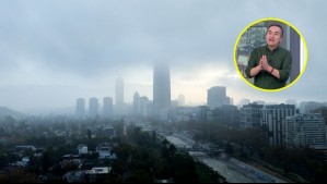 'Cambió radicalmente el panorama': Alejandro Sepúlveda explica la llovizna y neblina que cubre Santiago esta mañana