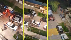 Arrancó a gran velocidad por la vereda: Video muestra insólito escape de vehículo vinculado a delitos de patrullaje municipal