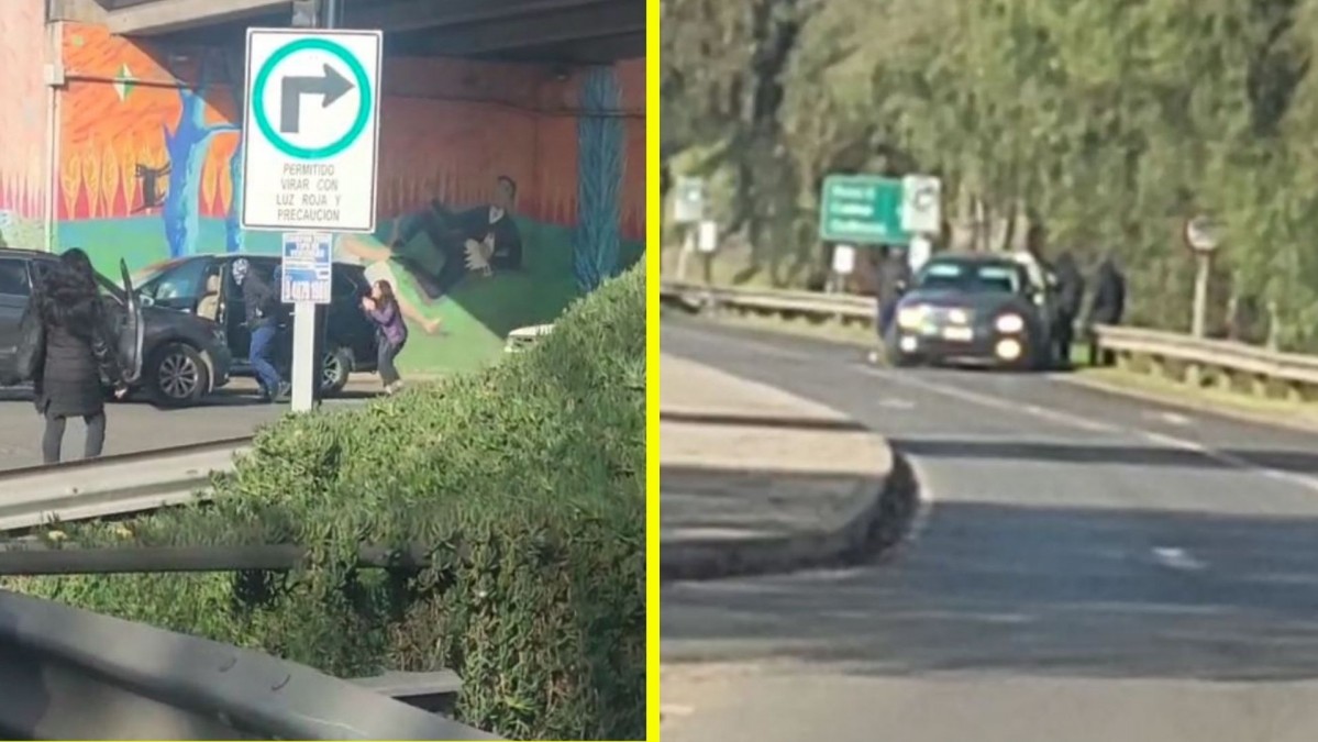Video muestra violenta encerrona a mujer en Colina: Delincuentes hicieron un tour delictual