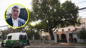 'Vamos a perseguirlos': Alcalde Desbordes condena disturbios que terminaron con docente rociado con bencina en el INBA