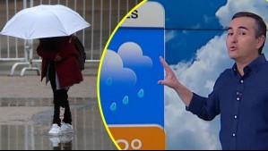 ¡A preparar el paraguas!: Anuncian lluvia para este viernes feriado en Santiago