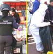 La mañana de este lunes se llevó a cabo un operativo en contra del comercio ambulante ubicado a la salida del Metro Macul. En la ocasión, distintos puestos, principalmente de comida, fueron retirados del lugar.