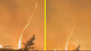 Video muestra tornado de fuego en medio de incendio forestal en Portugal
