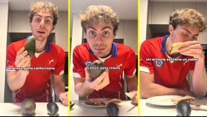 'Ya había probado, pero no se compara': Influencer italiano se hace viral al degustar tipos de palta en Chile
