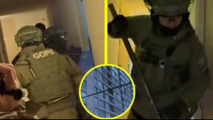 Lanzaron bombas de ruido: Videos muestran allanamiento a edificio en Independencia