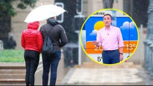 'Es una precipitación importante': Alejandro Sepúlveda adelanta cuánto lloverá en Santiago este viernes feriado