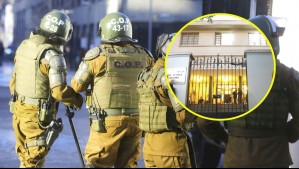 Estudiante se quema con bomba molotov durante disturbios en Liceo Lastarria: Otro alumno estaría herido