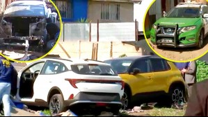 Desbaratan taller clandestino dentro de una toma de San Bernardo y recuperan vehículos robados en automotora de Cerrillos