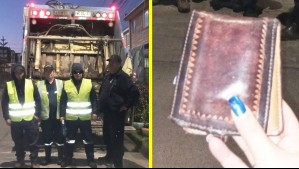 'Son un ejemplo a seguir': Recolectores de basura encontraron billetera, la devolvieron y sacaron aplausos en Puerto Montt