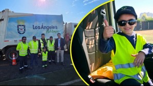 'Para que el mundo esté limpio': Cumplen sueño de niño que quiere ser recolector de basura