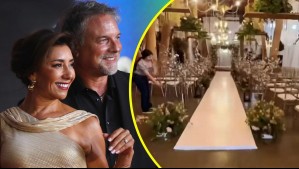 Completamente adornado con flores blancas: Así luce el recinto en el que Carmen Gloria Arroyo se casará con Bernardo Borgeat