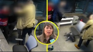 Video muestra a sujeto atacando con golpes de puño y sillazos a guardias de condominio en Chicureo