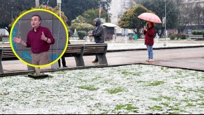 'Nos vamos a entumir': Alejandro Sepúlveda revela en cuáles comunas de Santiago podría caer agua-nieve esta semana