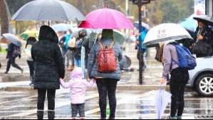 Lluvia en Santiago para este lunes: ¿A qué hora comienzan las precipitaciones en la capital?