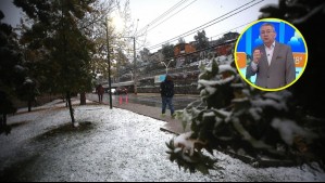 Hay probabilidad de aguanieve: Jaime Leyton anuncia tres días de lluvia en Santiago esta semana