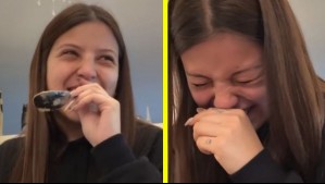 Ignacia Antonia se emociona hasta las lágrimas tras cumplir particular antojo de embarazo: 'Fue difícil obtener esto'