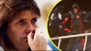 Ministra argentina pide 'expulsión y prohibición de reingreso de violentos extranjeros' tras incidentes en partido de la 'U'