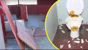 Butacas arrancadas, puertas en el suelo y baños destrozados: Así quedó el Estadio Libertadores de América